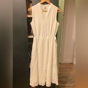 Anne Klein midi white dress